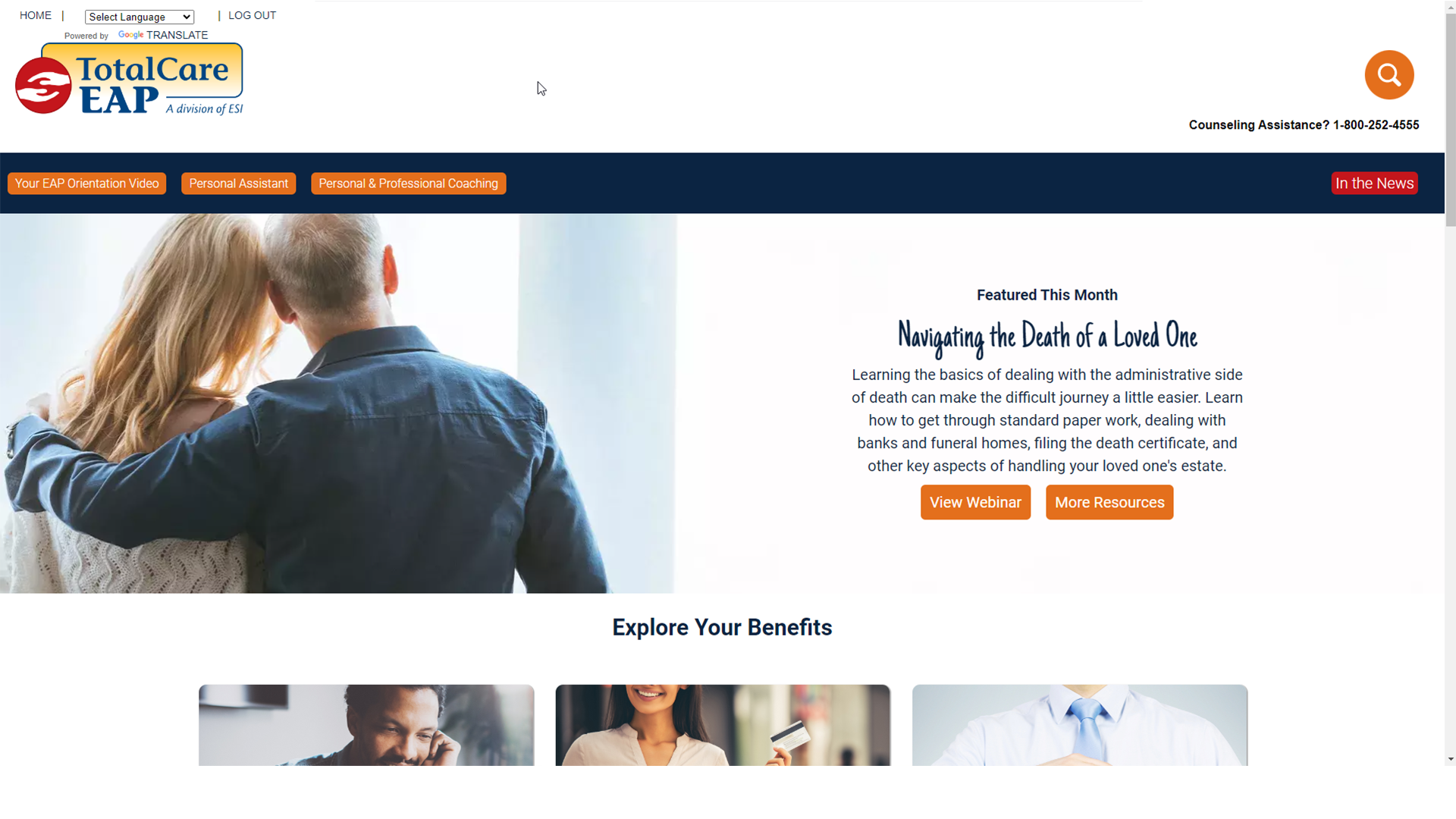 theEapPremium.com after logging in